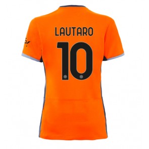 Inter Milan Lautaro Martinez #10 Replica Third Stadium Shirt for Women 2023-24 Short Sleeve